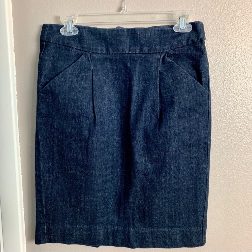J Crew Denim Pencil skirt